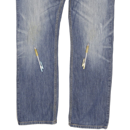 Levi's 514 Men Blue Straight Slim Jeans W36 L32