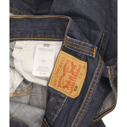 Levi's 506 Men Blue Straight Regular Jeans W32 L25
