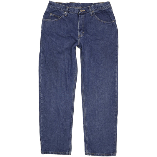 Wrangler Men Blue Straight Regular Jeans W35 L31