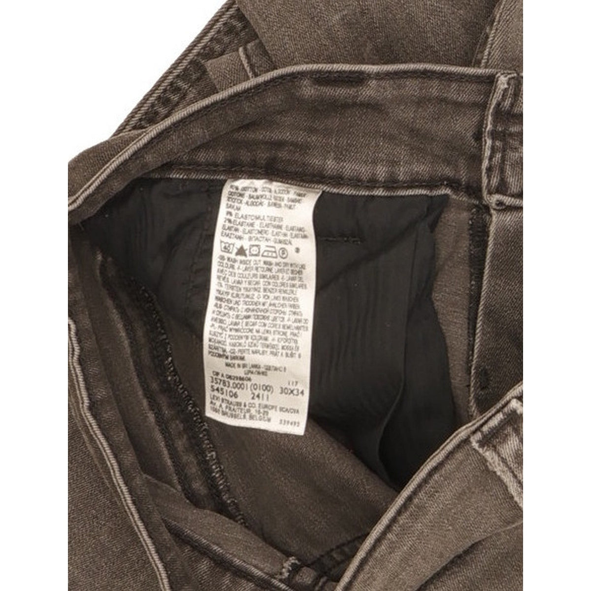 Levi's Women Grey Skinny Slim Stretch Jeans W30 L32