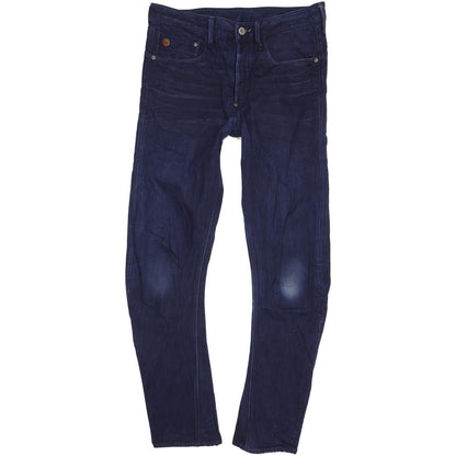 G-Star Type C 3D Men Blue Tapered Loose Jeans W32 L36