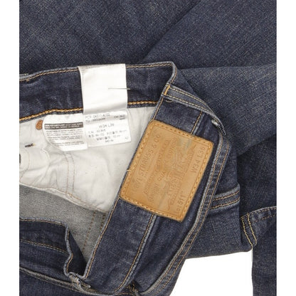 Levi's 511 Men Blue Straight Slim Stretch Jeans W34 L35