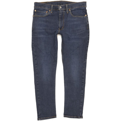 Levi's 512 Men Blue Tapered Slim Stretch Jeans W34 L28