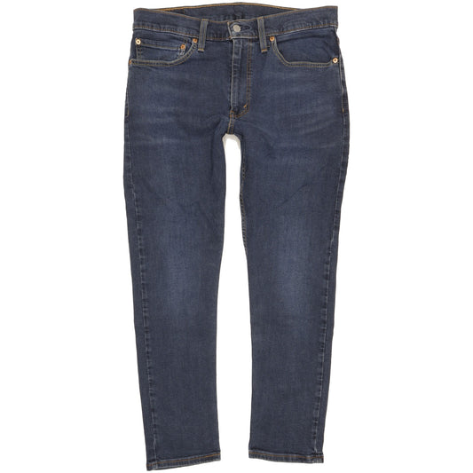 Levi's 512 Men Blue Tapered Slim Stretch Jeans W34 L28