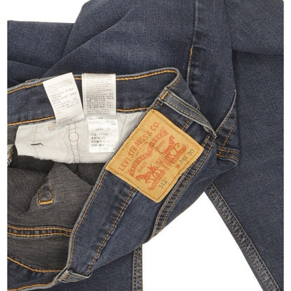 Levi's 512 Men Blue Tapered Slim Stretch Jeans W34 L28