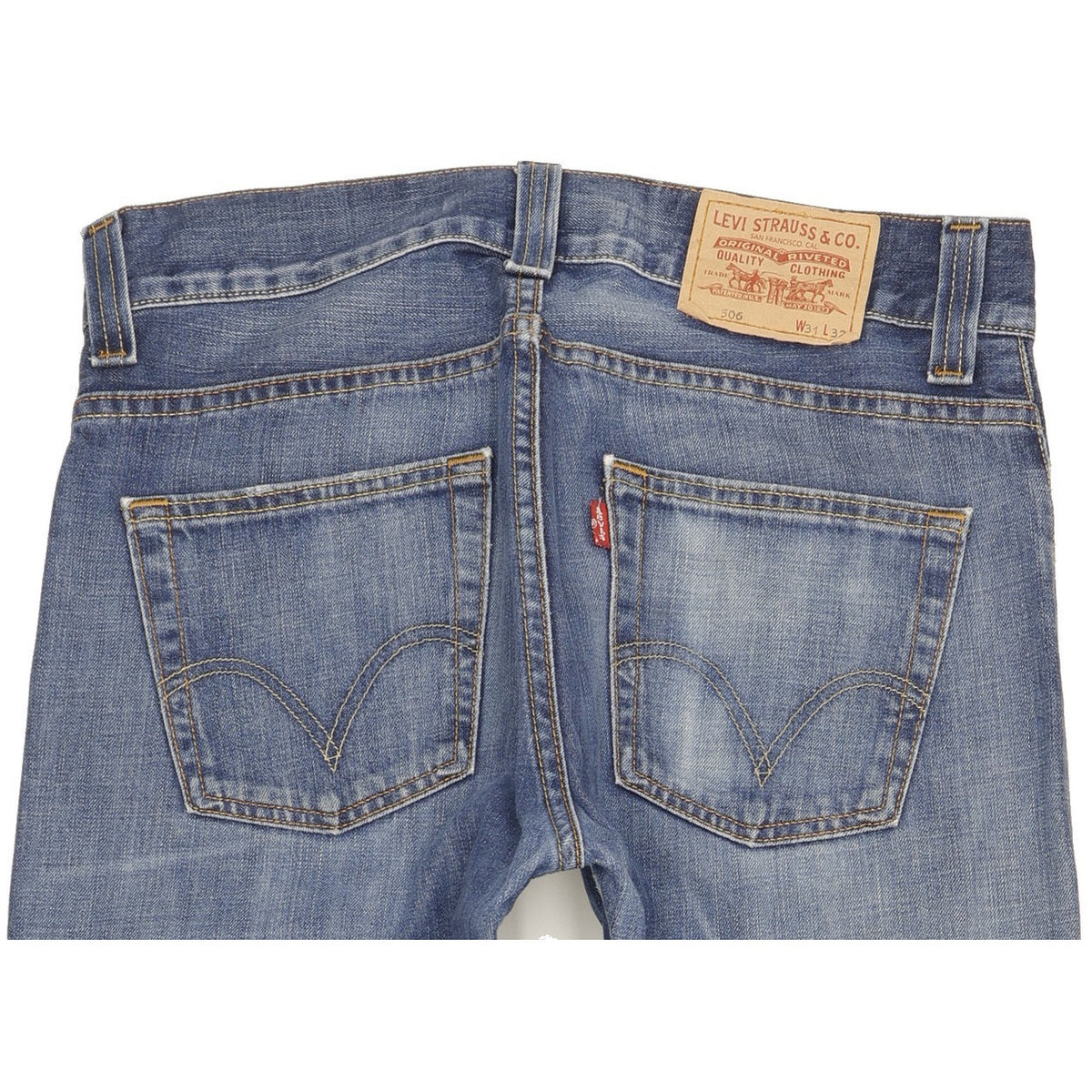 Levi's 506 Men Blue Straight Regular Jeans W31 L32