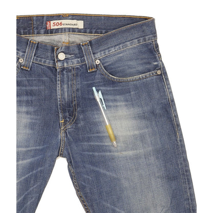 Levi's 506 Men Blue Straight Regular Jeans W31 L32