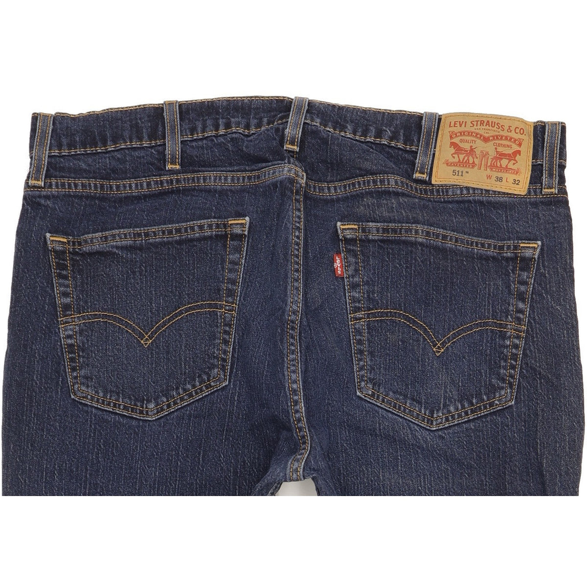 Levi's 511 Men Blue Straight Slim Stretch Jeans W38 L31