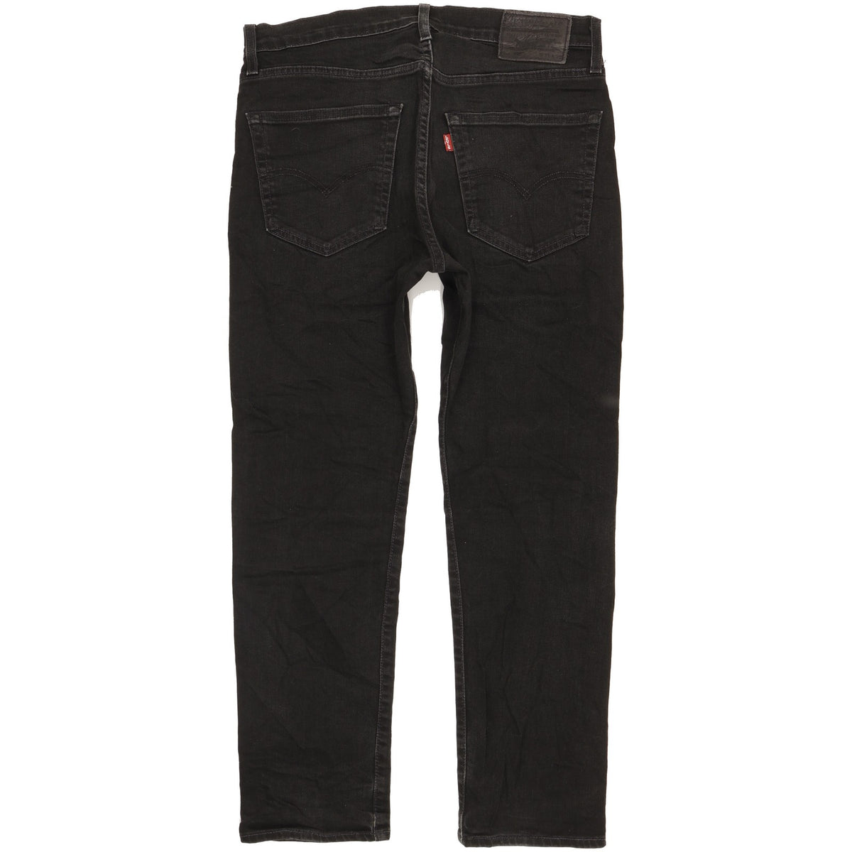 Levi's 502 Men Black Tapered Regular Stretch Jeans W31 L28