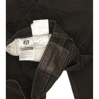 Levi's 502 Men Black Tapered Regular Stretch Jeans W31 L28