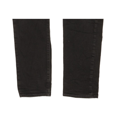 Levi's 502 Men Black Tapered Regular Stretch Jeans W31 L28