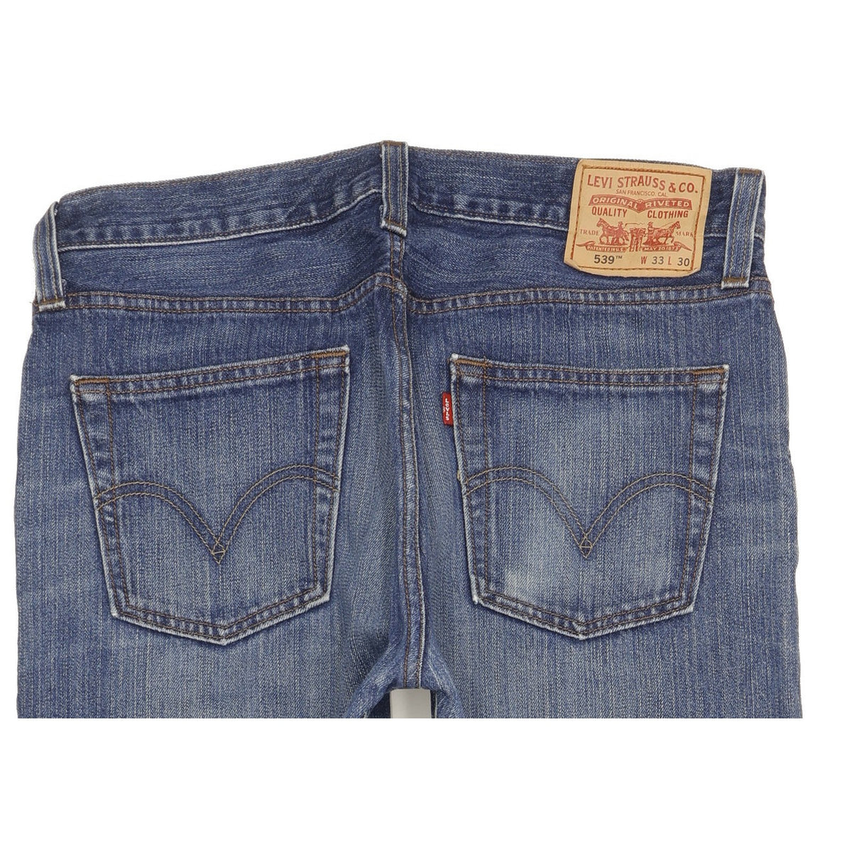 Levi's 539 Vintage Men Blue Straight Regular Jeans W33 L30