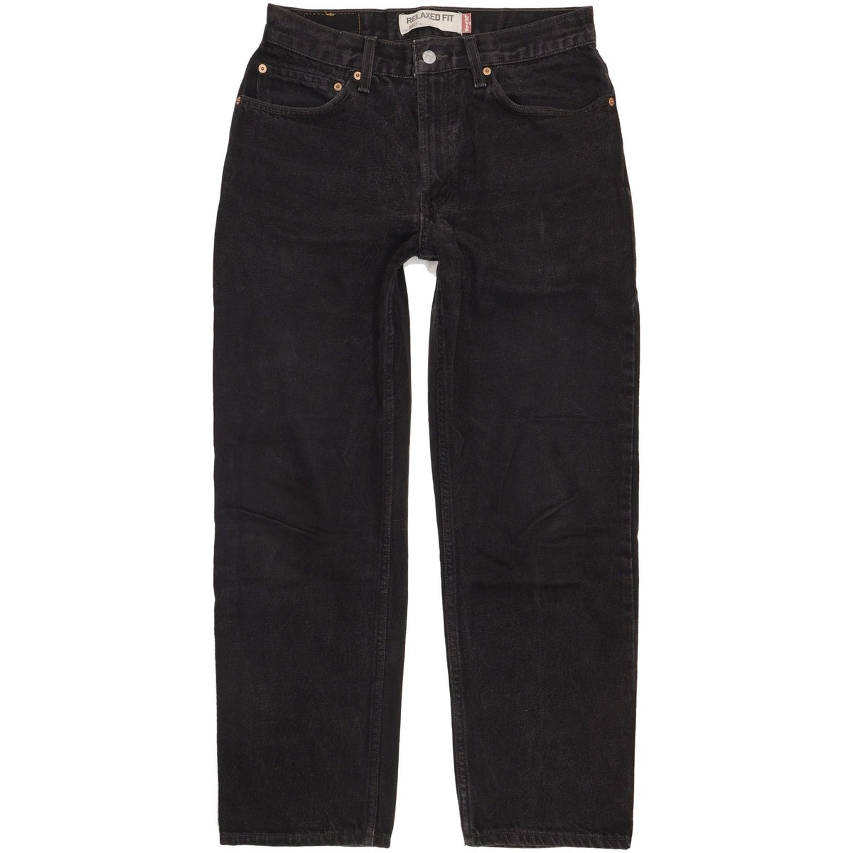 Levi's 550 Men Black Straight Relaxed Jeans W32 L29
