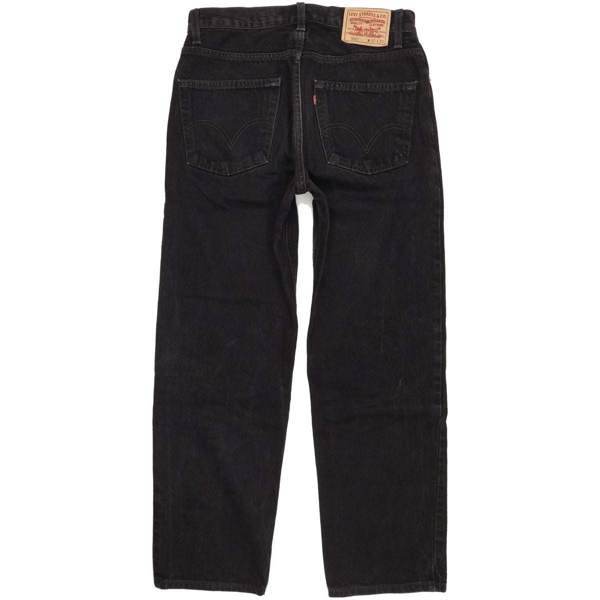 Levi's 550 Men Black Straight Relaxed Jeans W32 L29