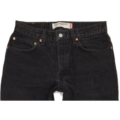 Levi's 550 Men Black Straight Relaxed Jeans W32 L29