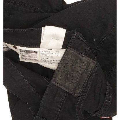 Levi's 504 Men Black Straight Regular Stretch Jeans W32 L29