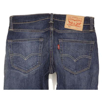 Levi's 511 Men Blue Straight Slim Stretch Jeans W30 L32