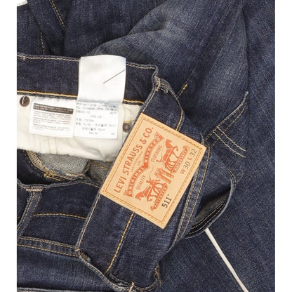 Levi's 511 Men Blue Straight Slim Stretch Jeans W30 L32