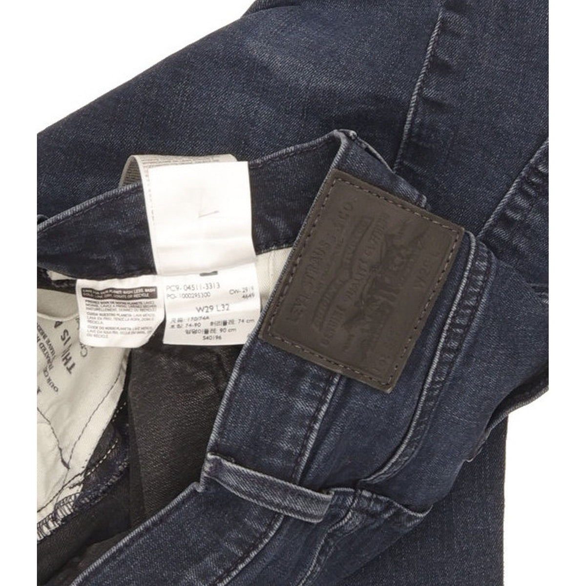 Levi's 511 Men Blue Straight Slim Stretch Jeans W29 L31