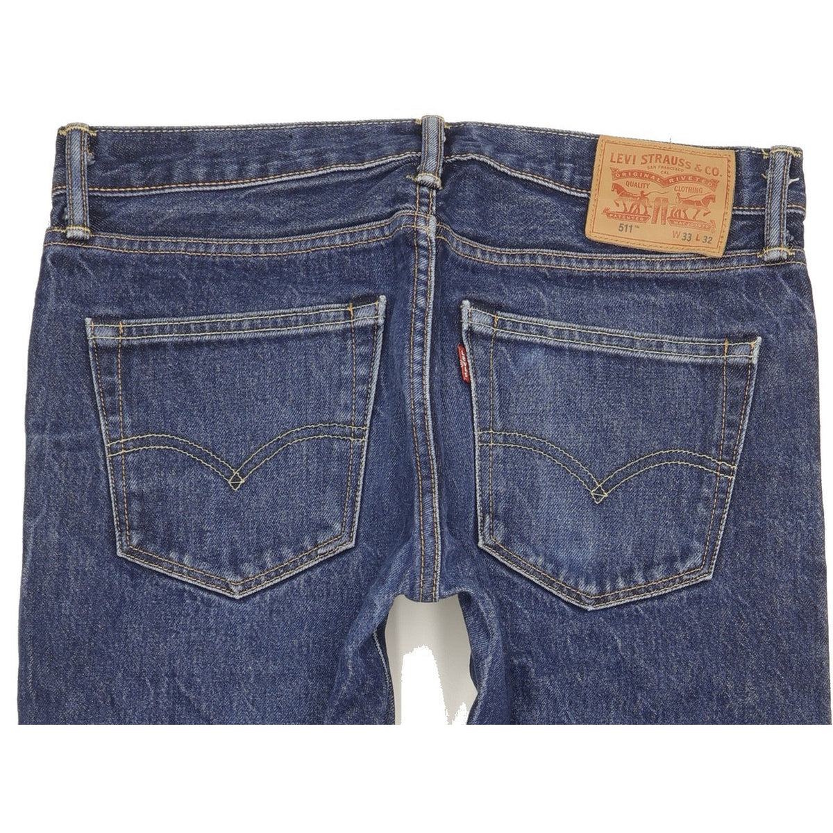 Levi's 511 Men Blue Straight Slim Jeans W33 L31