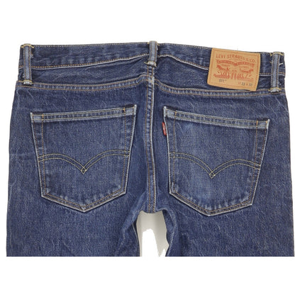 Levi's 511 Men Blue Straight Slim Jeans W33 L31
