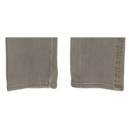 Levi's 504 Men Grey Straight Regular Stretch Jeans W32 L27