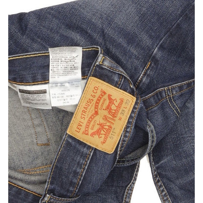 Levi's 511 Men Blue Straight Slim Jeans W33 L31