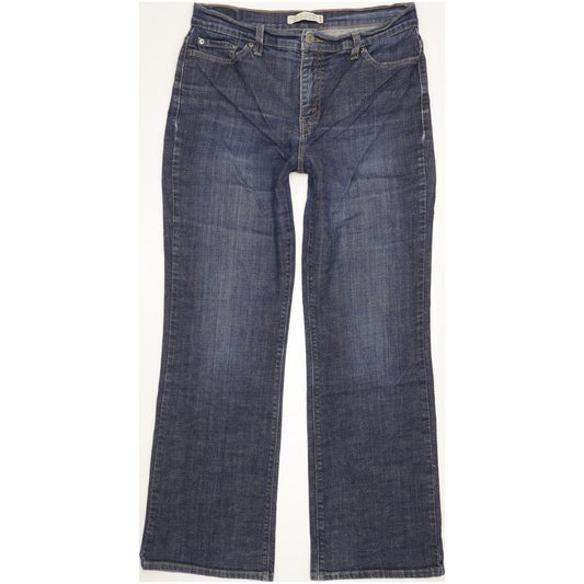 Levi's 512 Blue Bootcut Slim Stretch Jeans High Waisted W32 L31