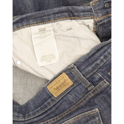 Levi's 512 Blue Bootcut Slim Stretch Jeans High Waisted W32 L31