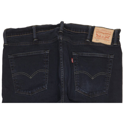 Levi's 513 Men Black Straight Regular Stretch Jeans W38 L31