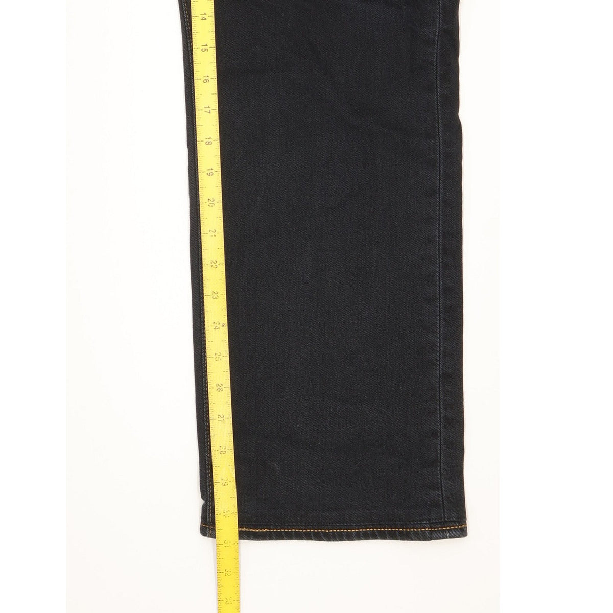 Levi's 513 Men Black Straight Regular Stretch Jeans W38 L31