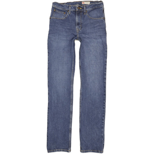 Wrangler Men Blue Straight Slim Stretch Jeans W29 L32