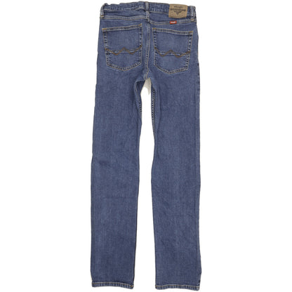 Wrangler Men Blue Straight Slim Stretch Jeans W29 L32