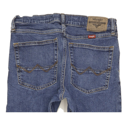 Wrangler Men Blue Straight Slim Stretch Jeans W29 L32