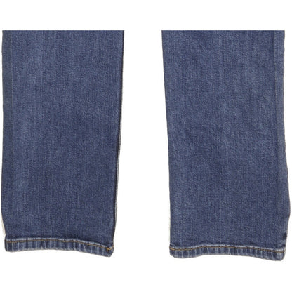 Wrangler Men Blue Straight Slim Stretch Jeans W29 L32