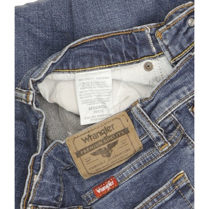 Wrangler Men Blue Straight Slim Stretch Jeans W29 L32