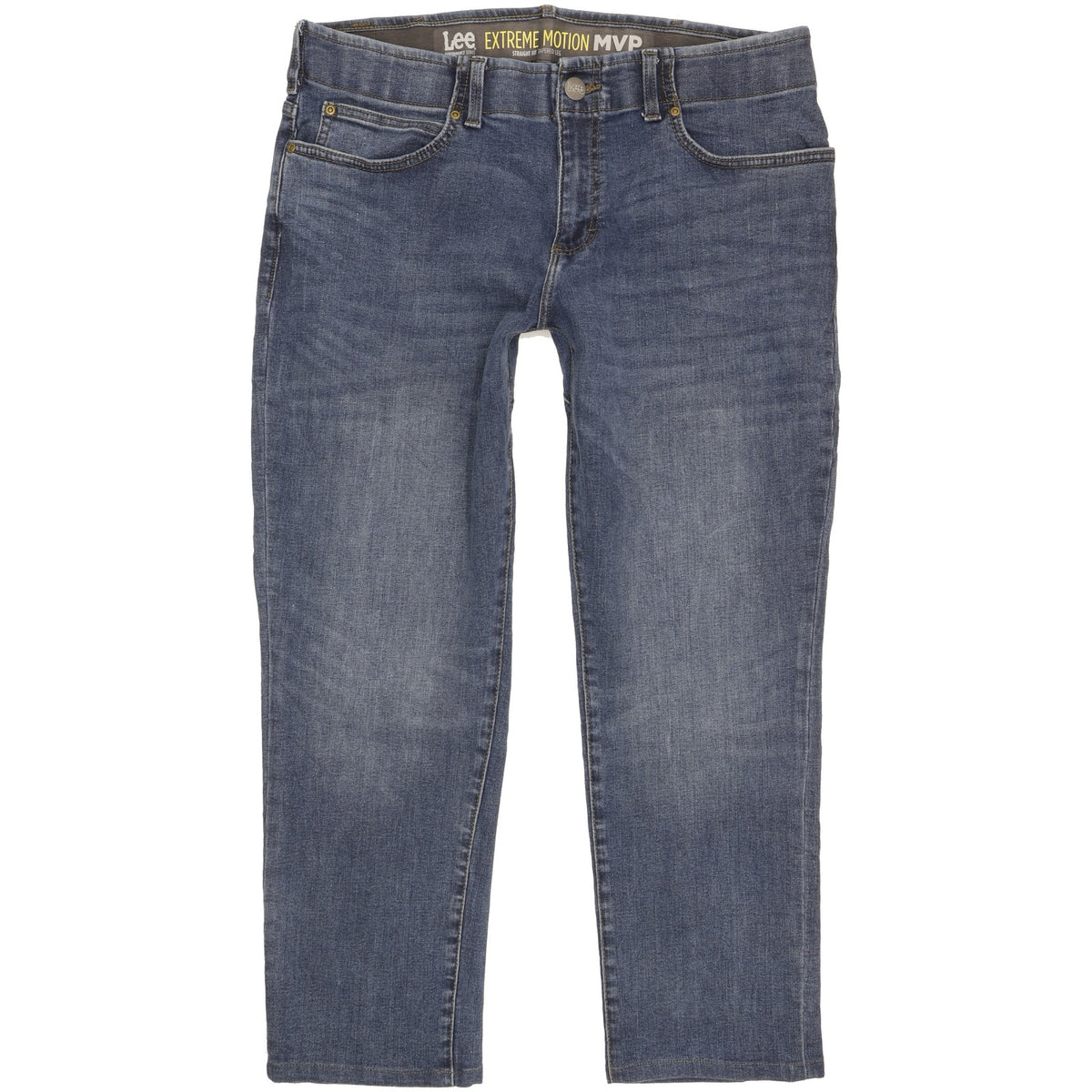 Lee Men Blue Straight Regular Jeans W36 L27