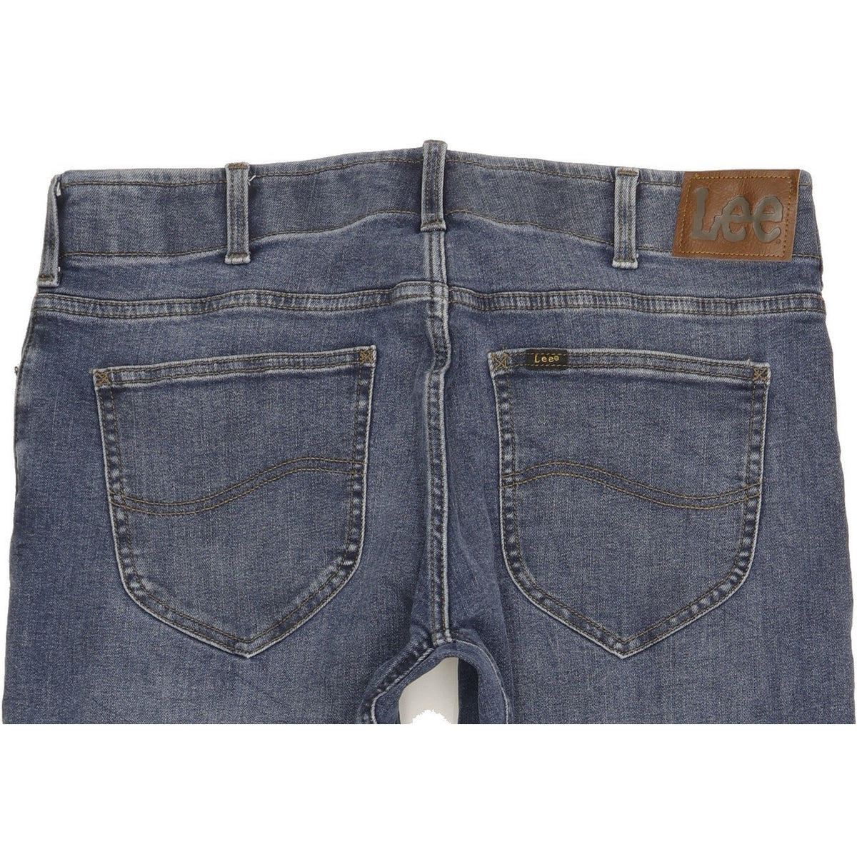 Lee Men Blue Straight Regular Jeans W36 L27