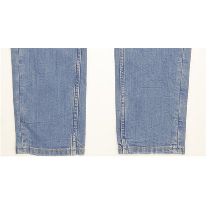 Mustang Oregon Men Blue Tapered Slim Stretch Jeans W30 L32
