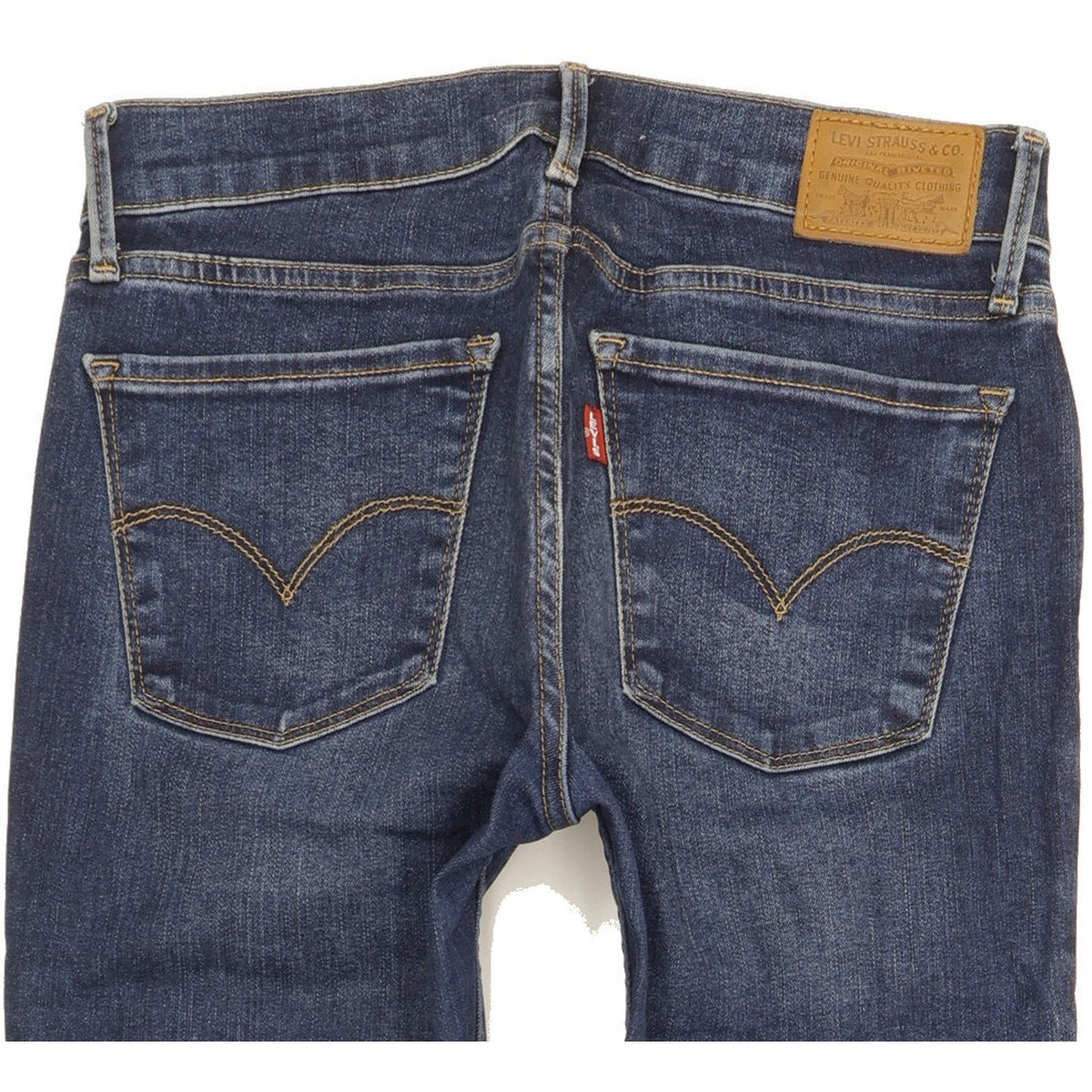 Levi's 710 Super Women Blue Skinny Slim Stretch Jeans W27 L28