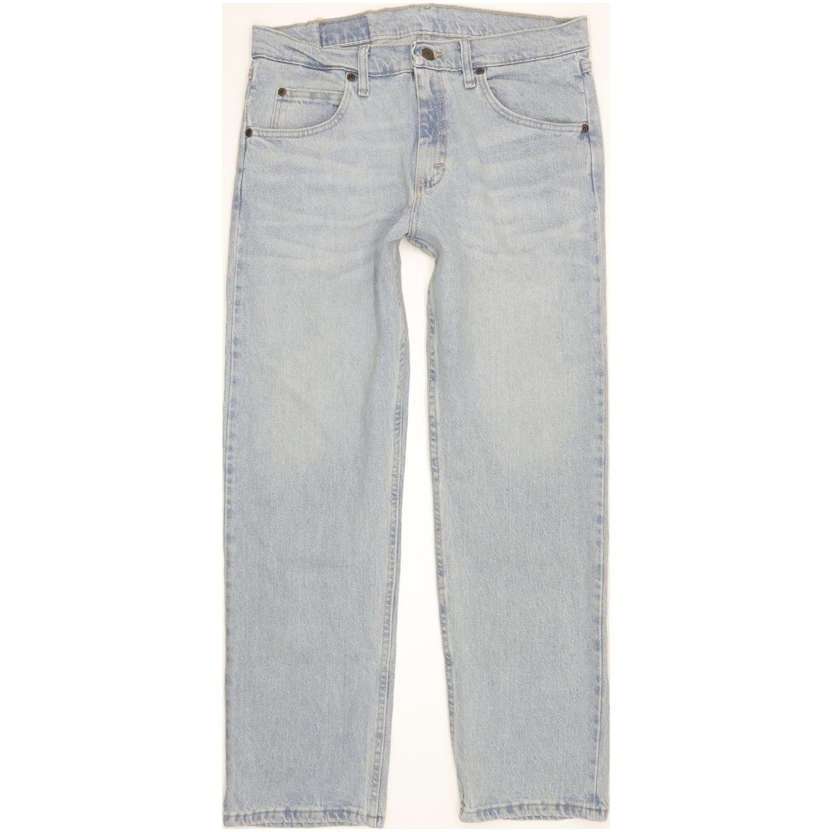 Wrangler Men Blue Straight Regular Stretch Jeans W32 L29
