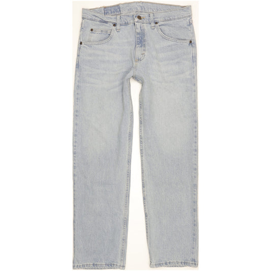 Wrangler Men Blue Straight Regular Stretch Jeans W32 L29
