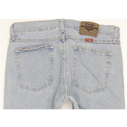 Wrangler Men Blue Straight Regular Stretch Jeans W32 L29