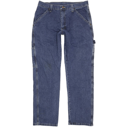 Wrangler Men Blue Straight Regular Stretch Jeans W32 L31