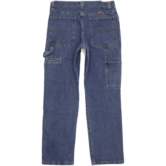 Wrangler Men Blue Straight Regular Stretch Jeans W32 L31