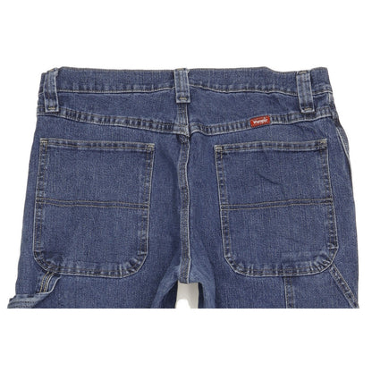 Wrangler Men Blue Straight Regular Stretch Jeans W32 L31