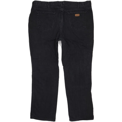Wrangler Texas Men Black Straight Regular Jeans W46 L32
