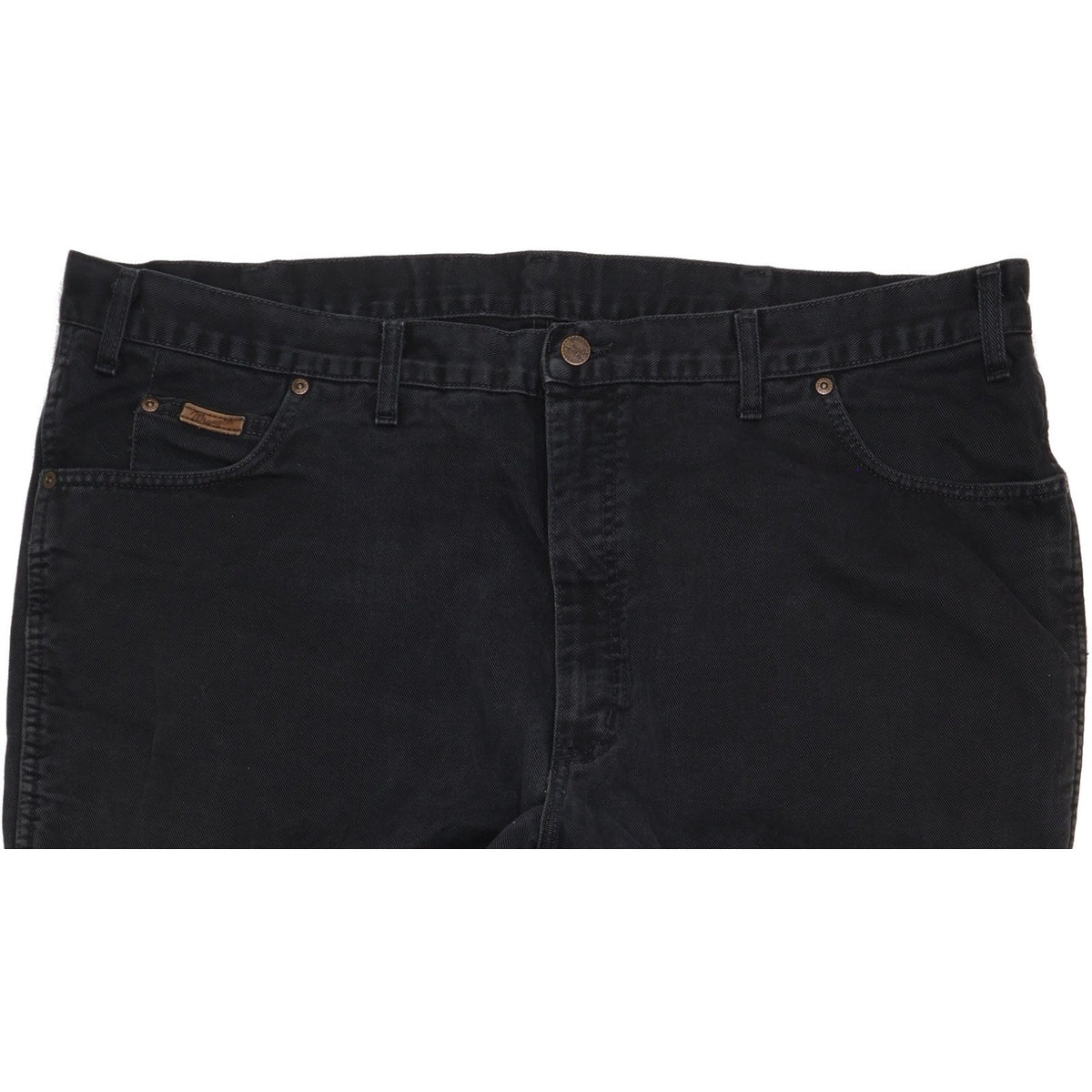 Wrangler Texas Men Black Straight Regular Jeans W46 L32