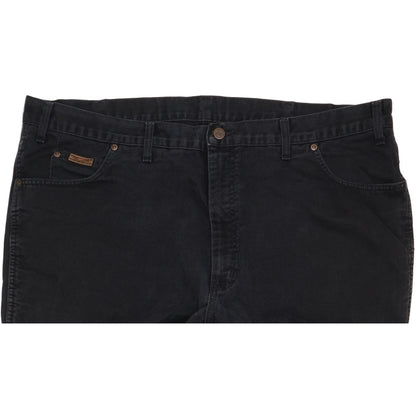 Wrangler Texas Men Black Straight Regular Jeans W46 L32