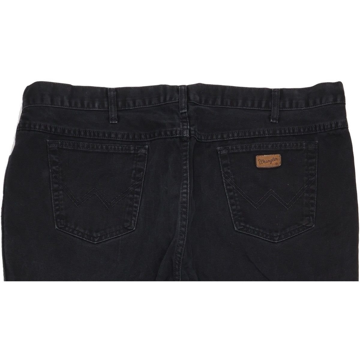 Wrangler Texas Men Black Straight Regular Jeans W46 L32